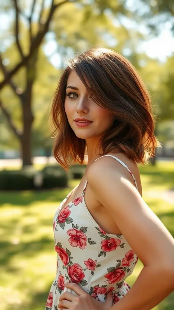 asymmetrical haircut style