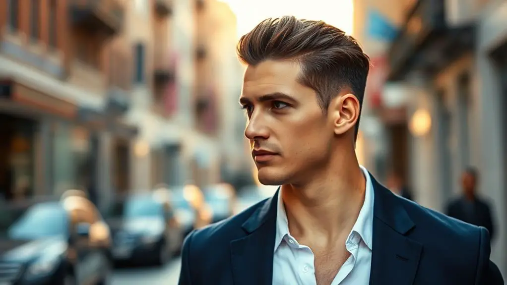 classic modern comb over styles