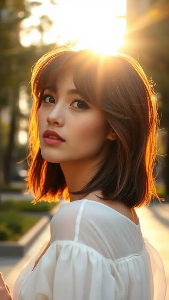 contemporary layered textured haircut