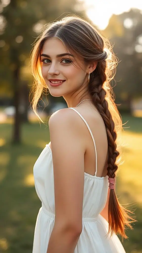 elegant fishtail hairstyle technique