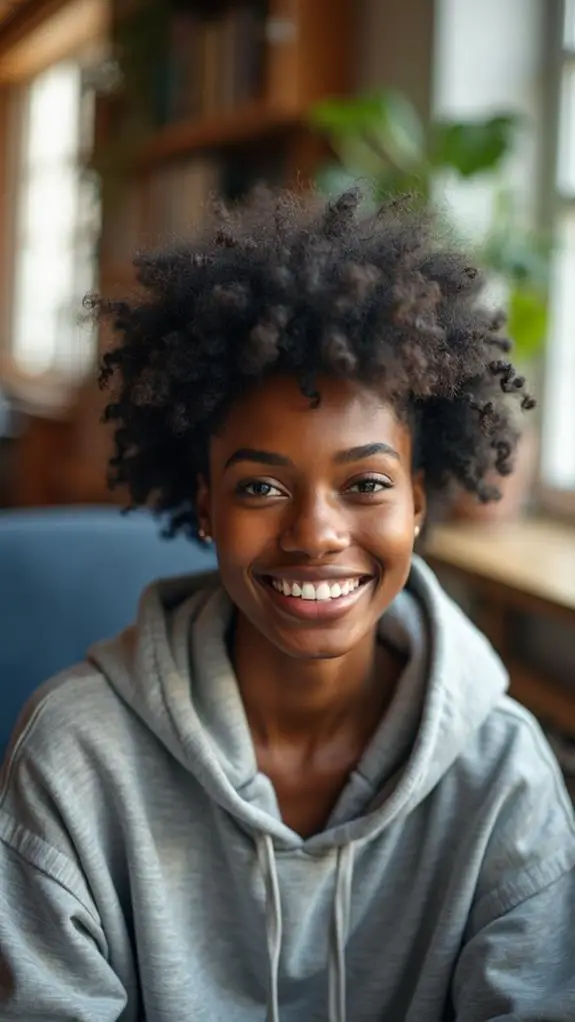 natural afro hairstyle trend