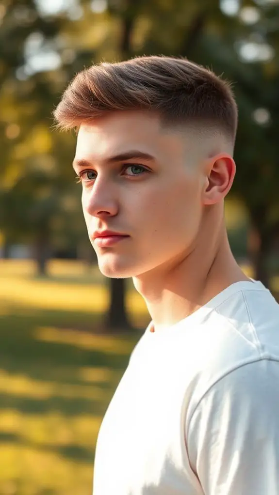 short tapered hairstyle trend