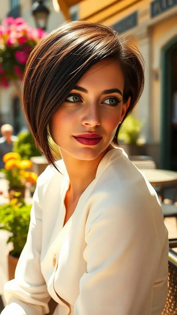 stylish asymmetrical haircut trend