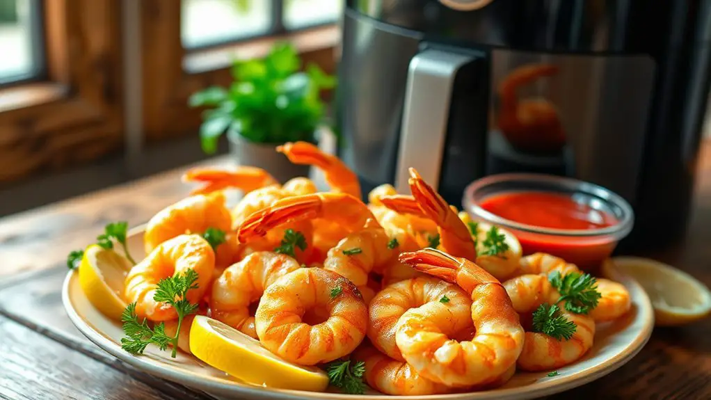 air fryer shrimp cooking