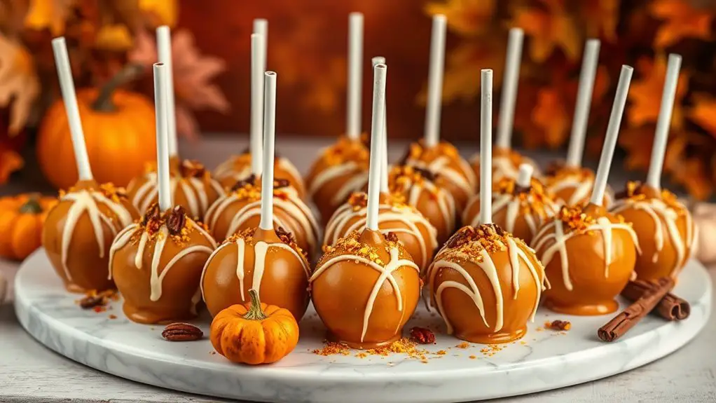 autumn flavored dessert treats