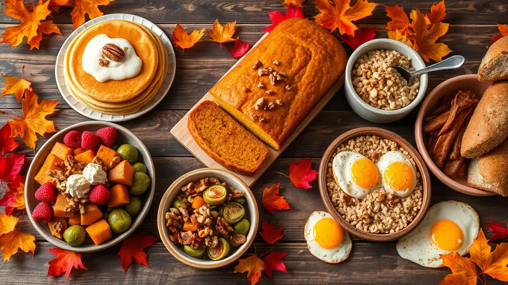 autumn inspired morning feasts