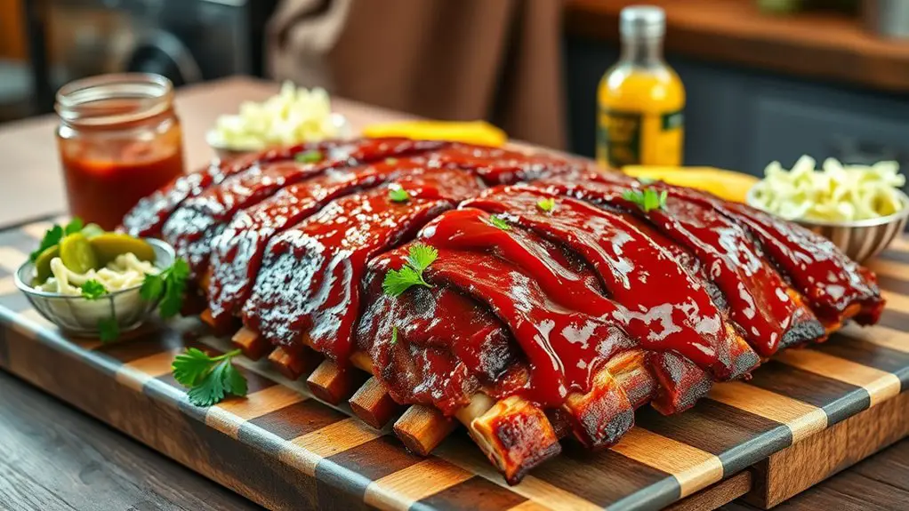 barbecue ribs with vinegar