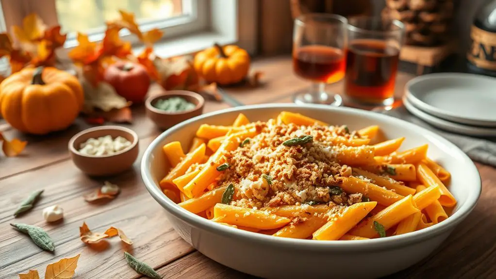 butternut squash pasta bake