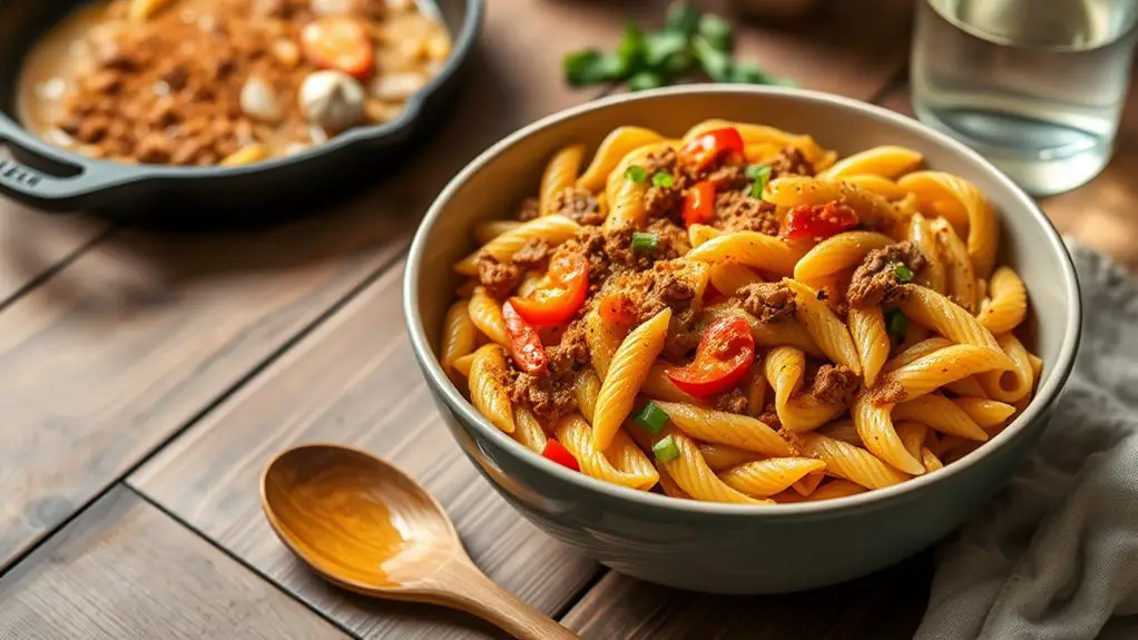 cajun beef pasta recipe