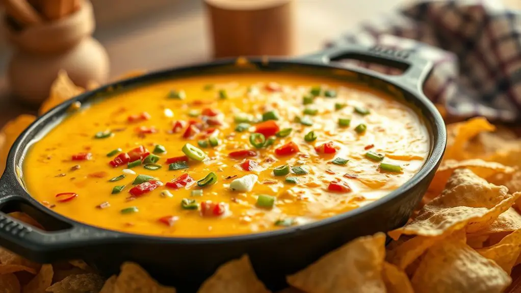 cheesy dip delightfully creamy