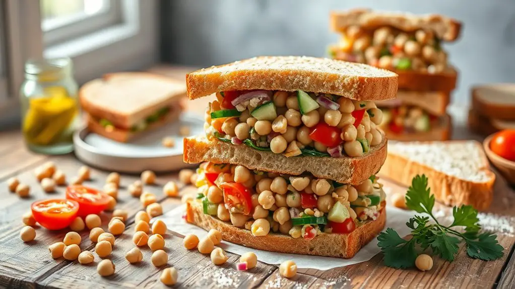 chickpea salad sandwich recipe