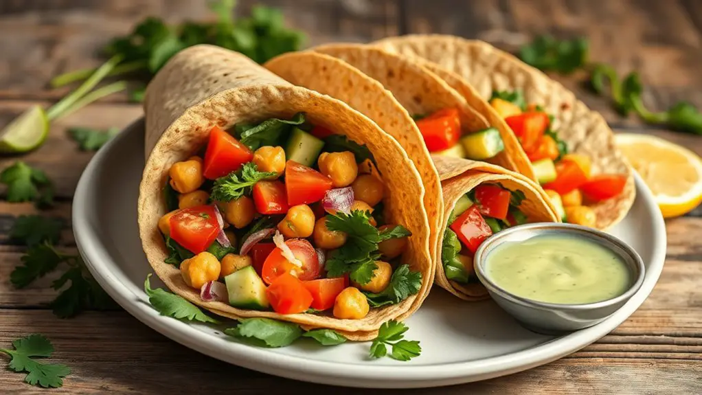 chickpea salad wrap recipe