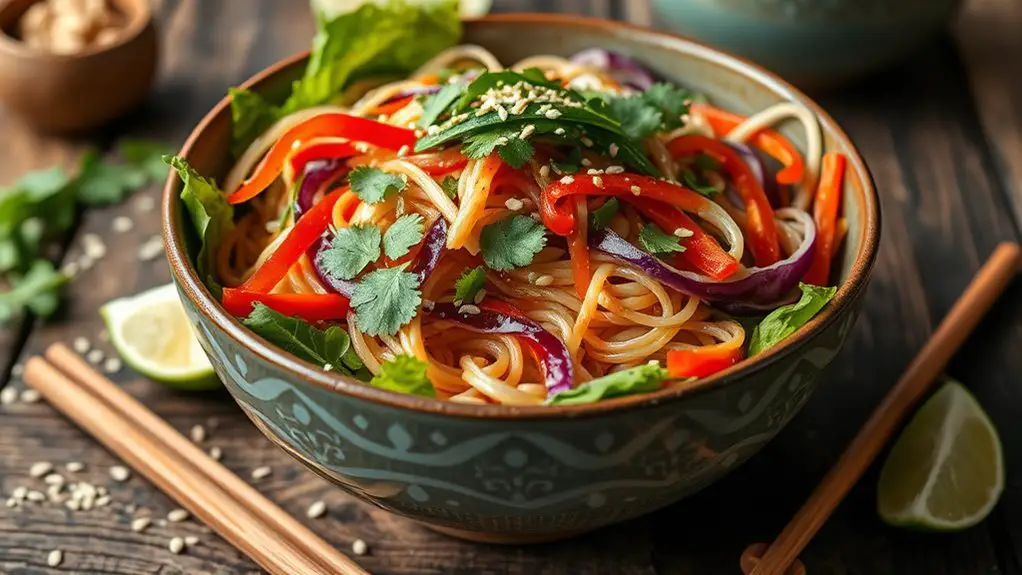 chilled asian noodle delight