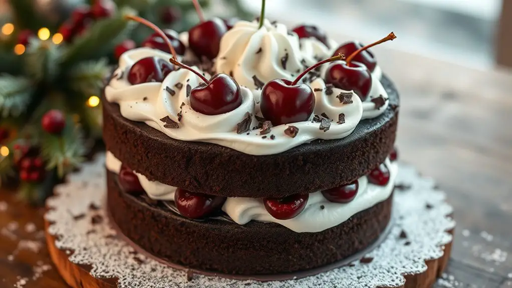 chocolate cherry dessert delight