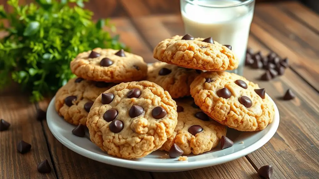 chocolate chip krispie cookies