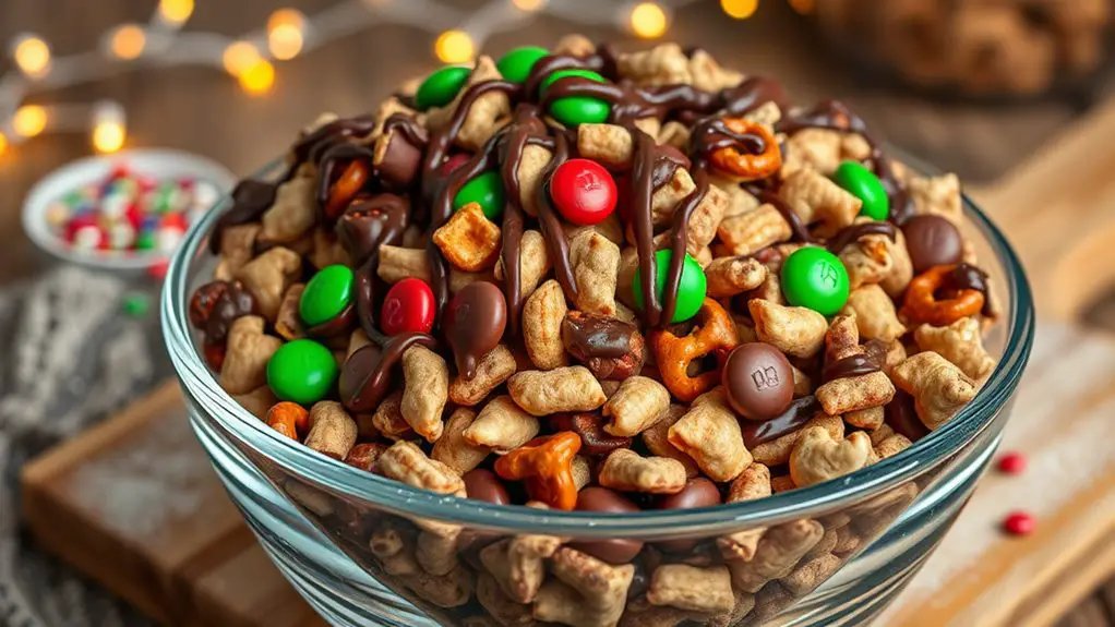 chocolate covered snack mix