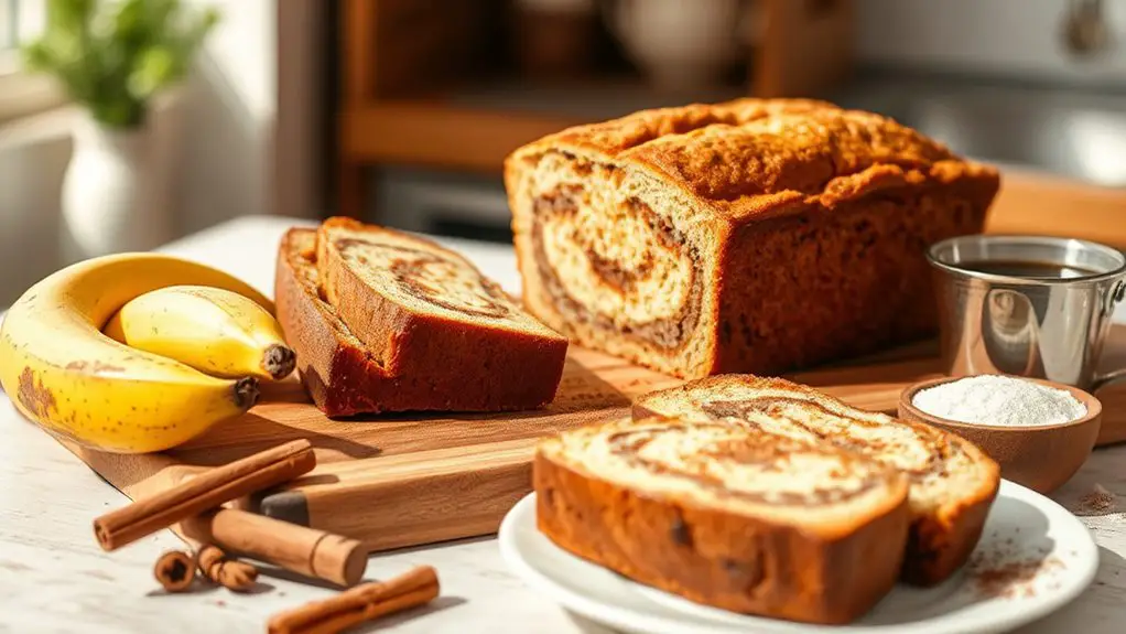 Cinnamon Swirl Banana Bread Recipe