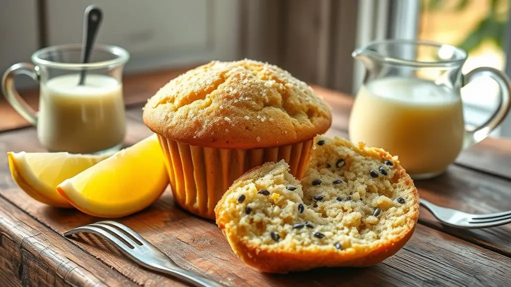 citrusy fluffy baked treats