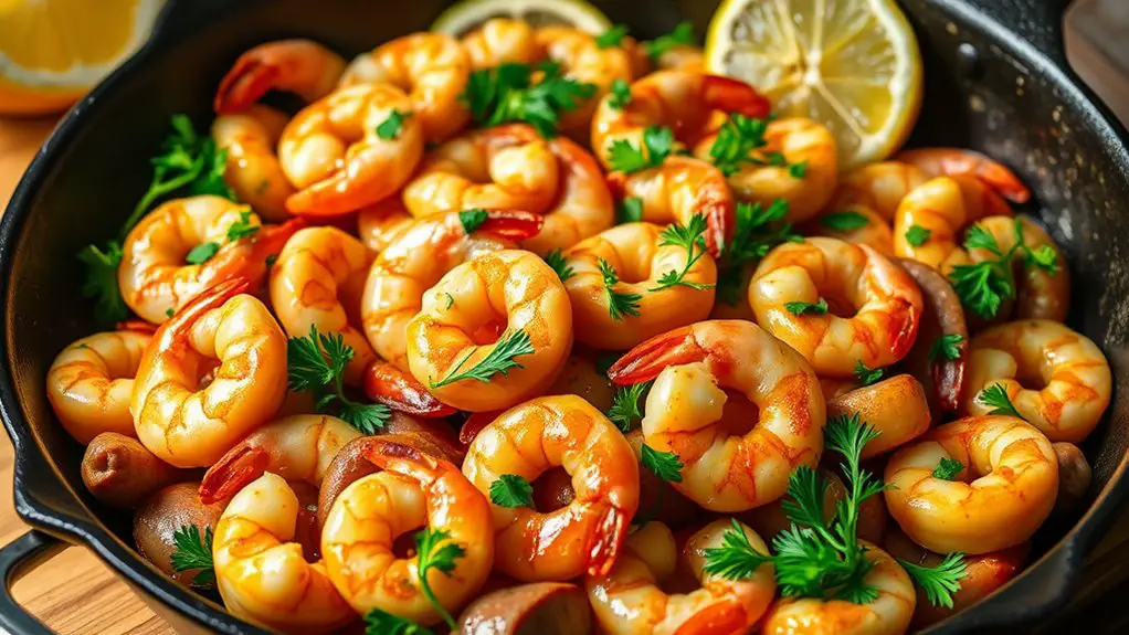 citrusy shrimp and sausage