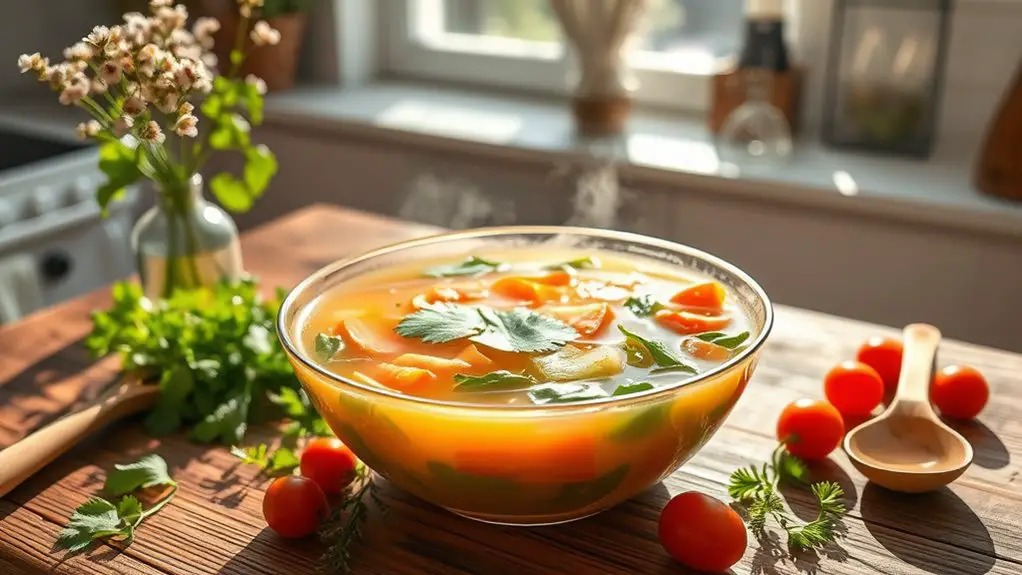 clear soup nutritional advantages