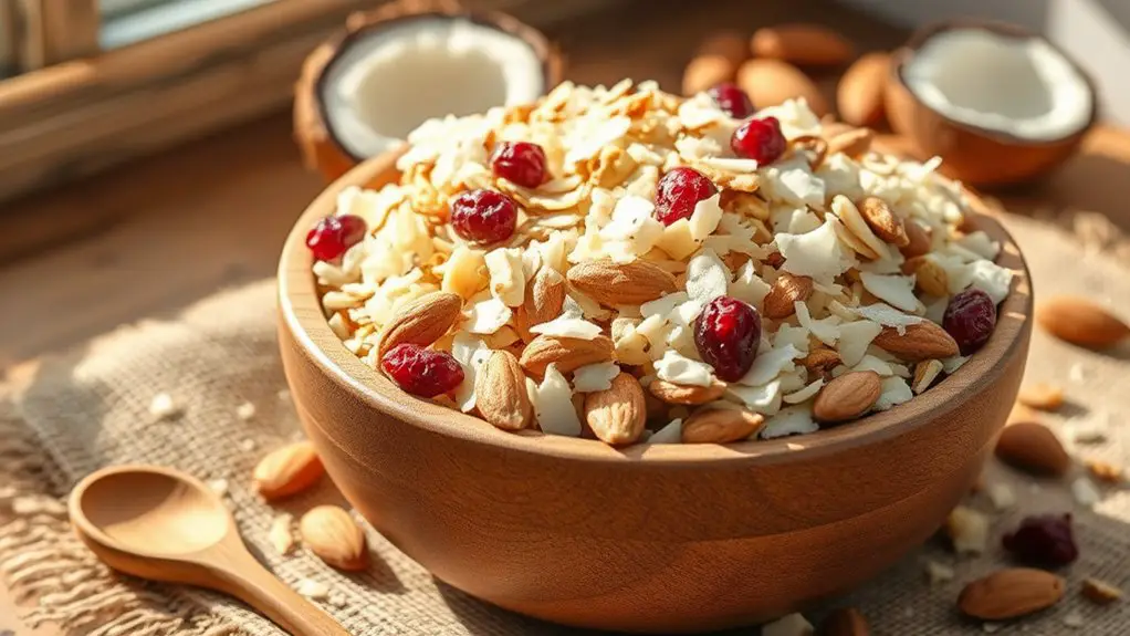 coconut almond snack blend