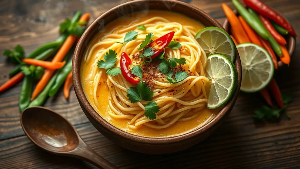 coconut infused vermicelli curry