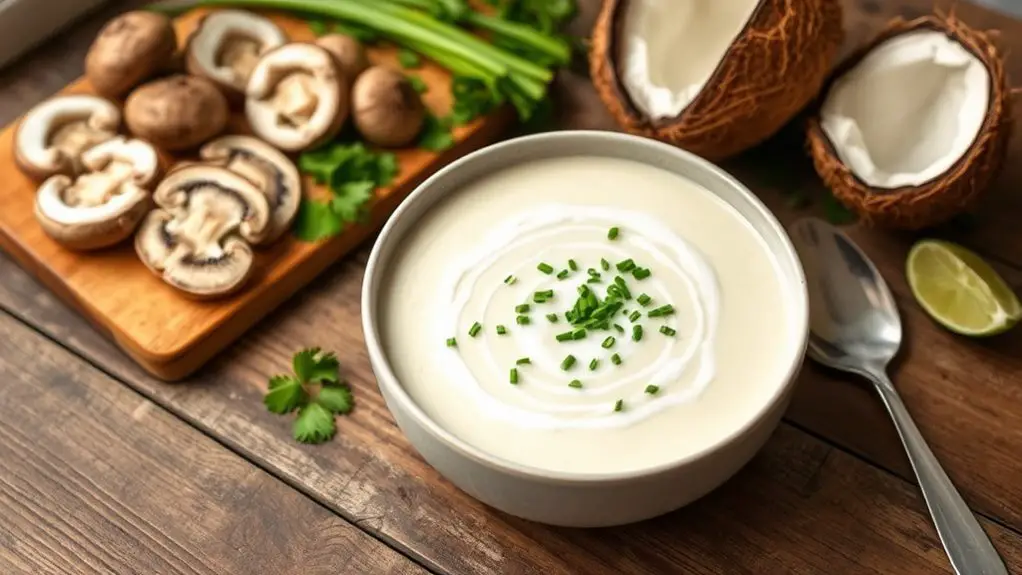 coconut mushroom soup recipe