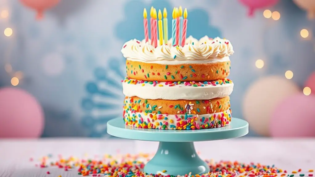 colorful celebration cake delight