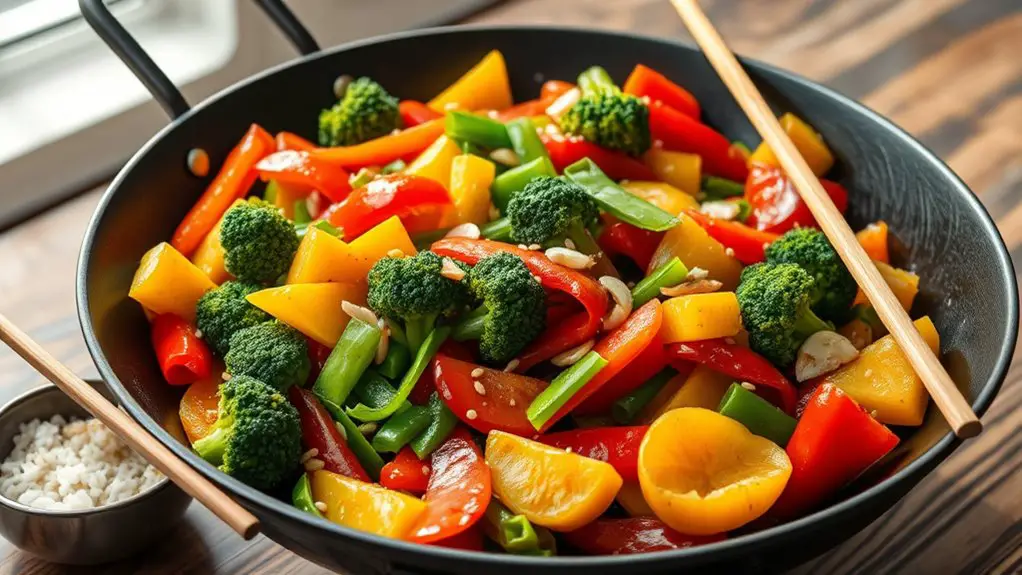 colorful vegetable medley dish