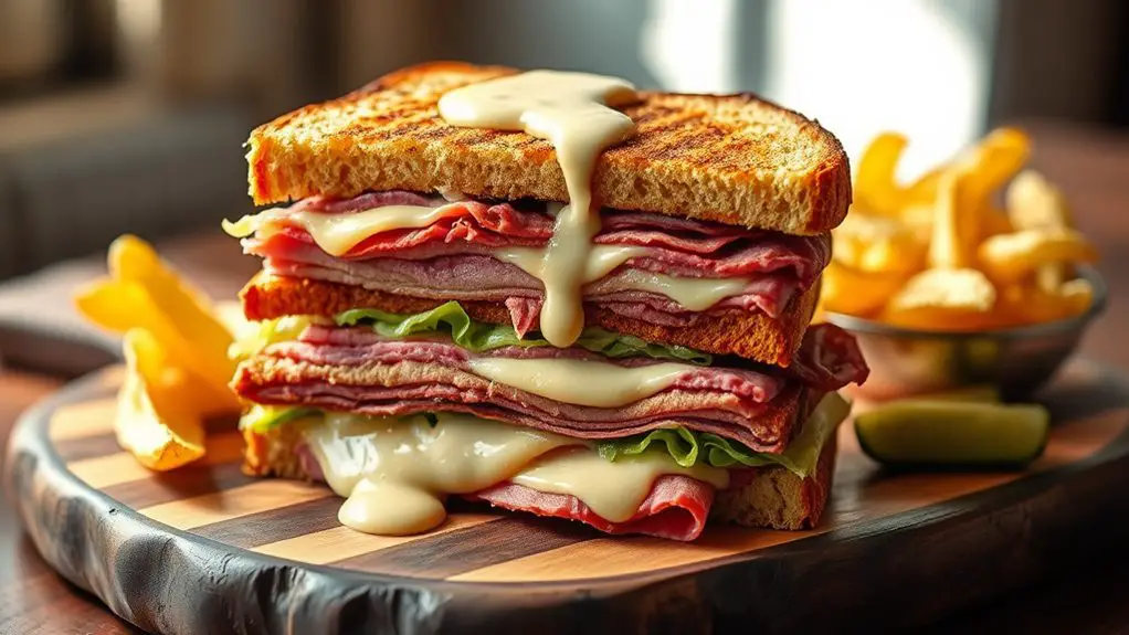 corned beef reuben sandwich