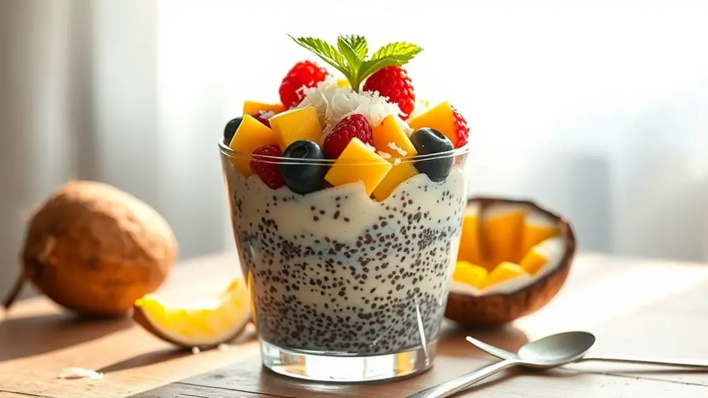 creamy coconut chia delight