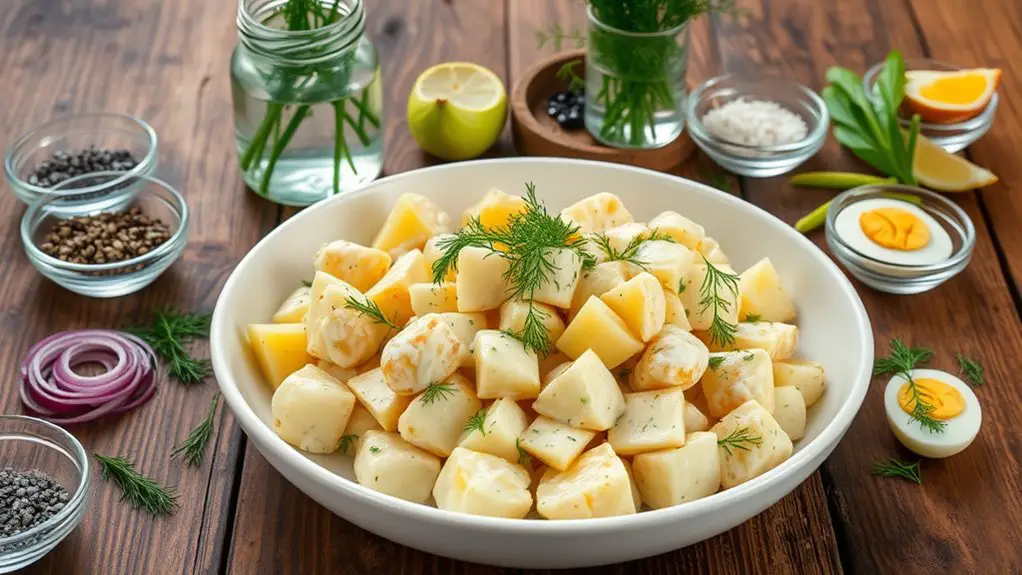 creamy dill potato salad