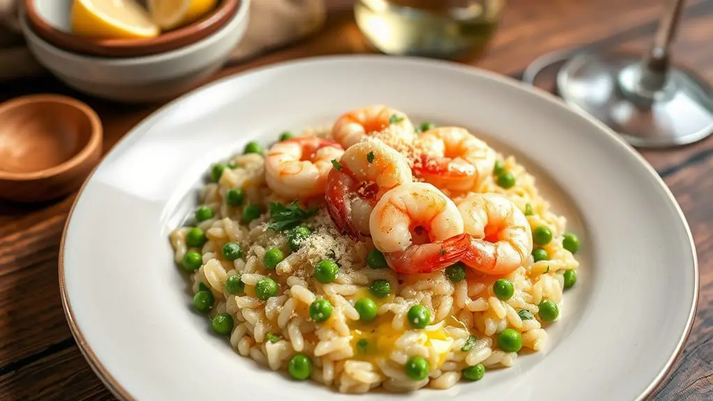 creamy seafood rice dish