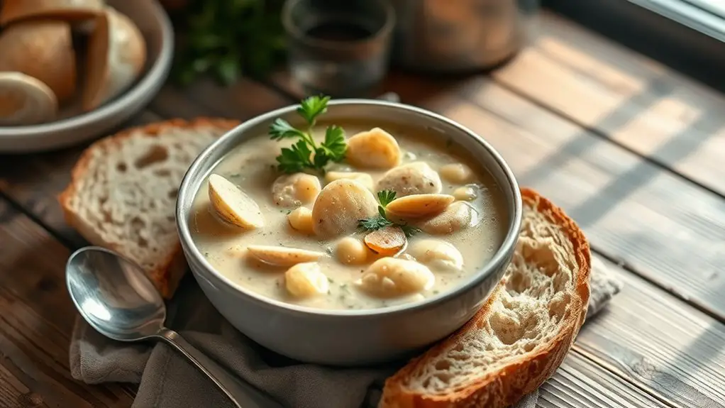 creamy seafood soup delight