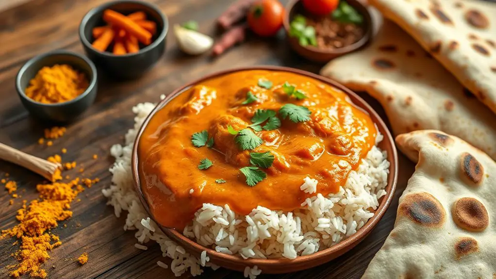 creamy spiced chicken curry