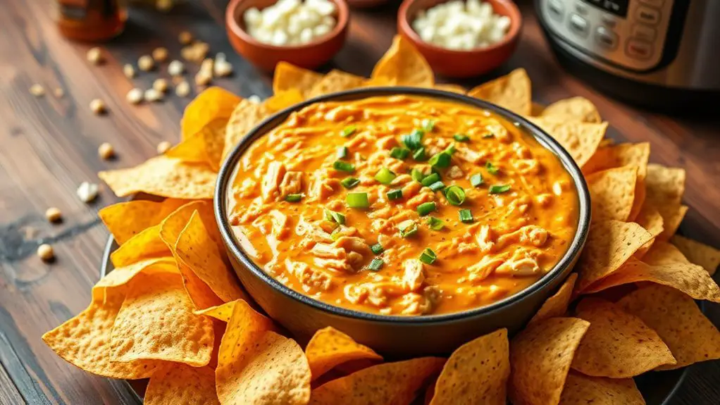 creamy spicy chicken dip