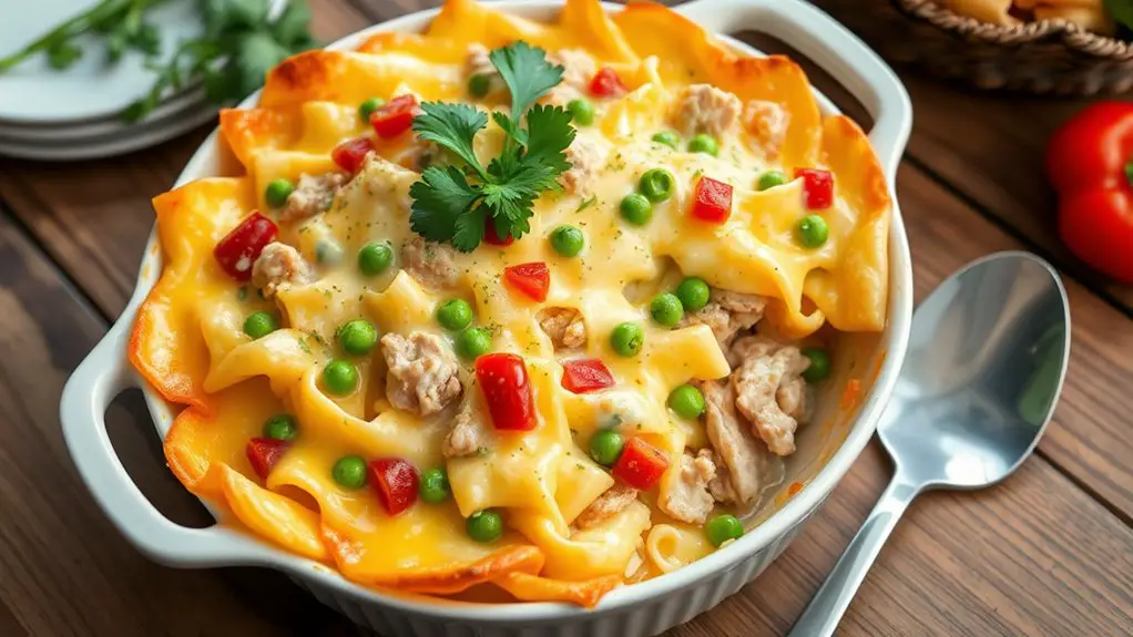 creamy tuna pasta casserole