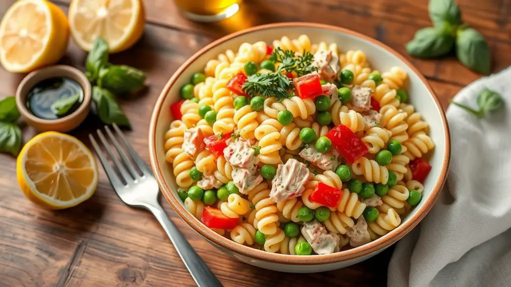 creamy tuna pasta delight