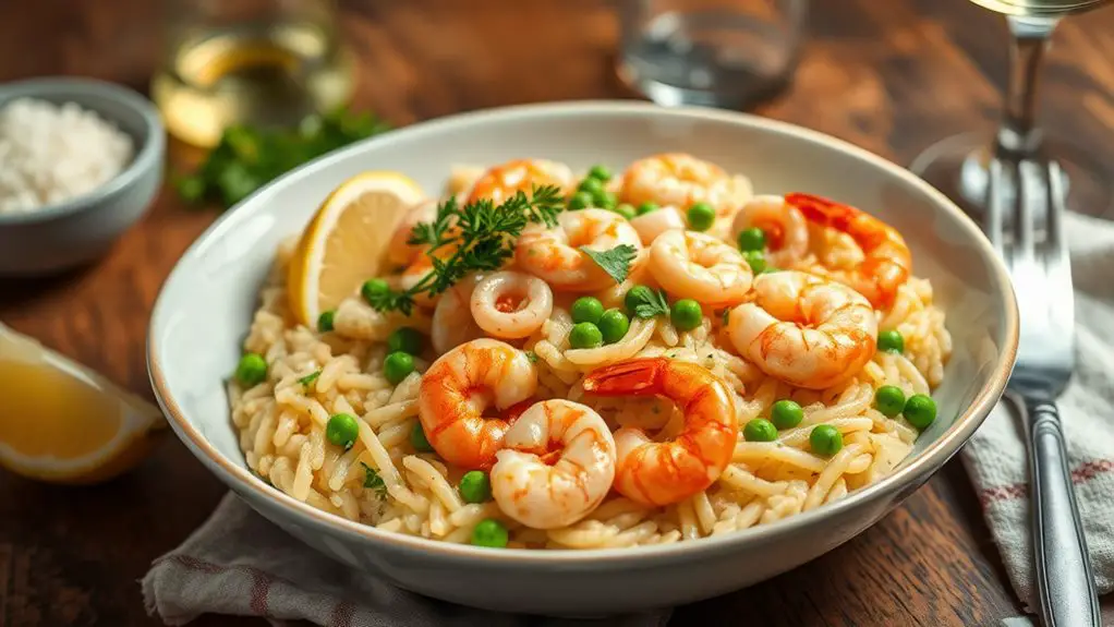 creamy venetian seafood dish