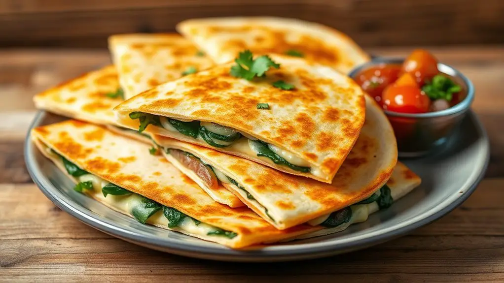 crispy baked quesadilla recipe