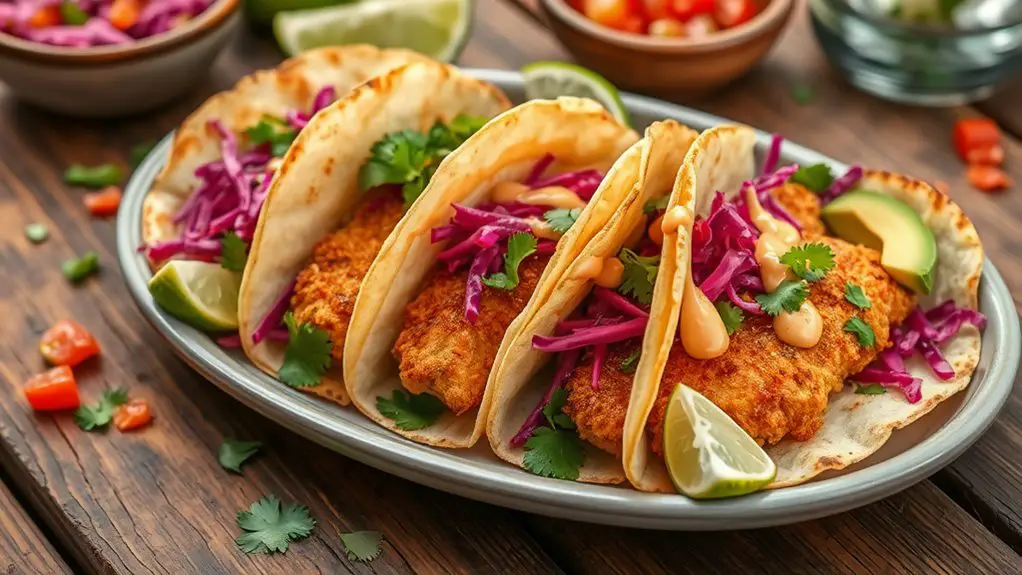 crispy fish taco delight