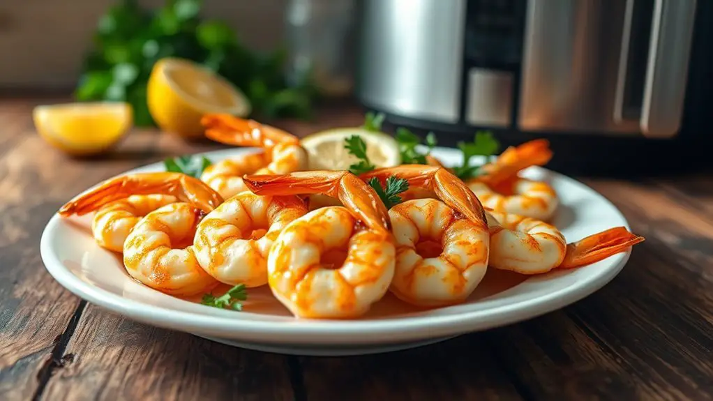 crispy flavorful air fried shrimp