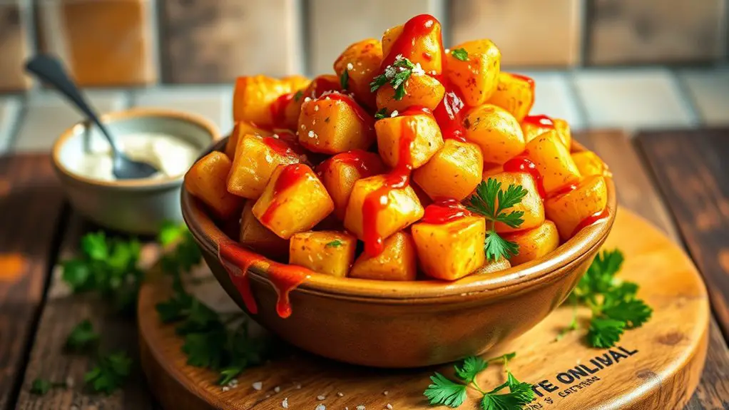 crispy spanish potato dish