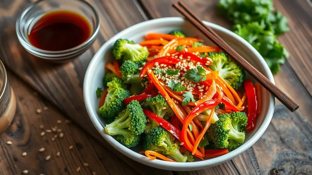 crunchy asian broccoli salad