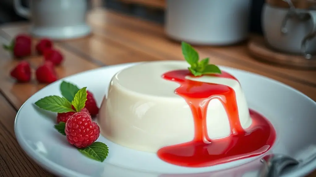 delicate italian cream dessert