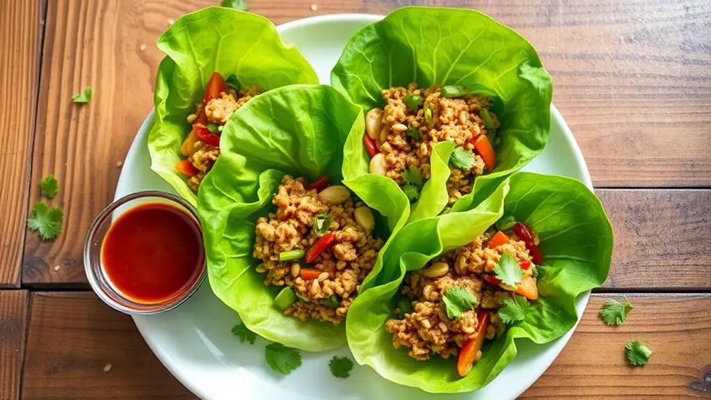 delicious asian lettuce wraps