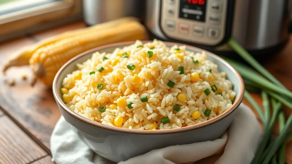 delicious corn rice dish