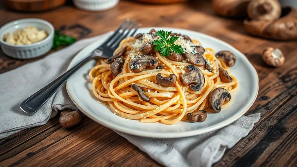 delicious creamy mushroom dish