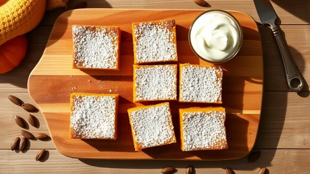 delicious gluten free pumpkin bars