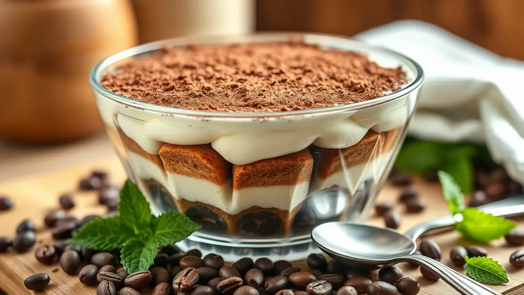 delicious italian dessert layers